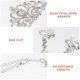 thumbnail image 3 of unbranded Conjunto De Joyería Plateada Con Tiara Y Pendientes De Aleación Para Y Compromisos, 3 of 7