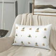 thumbnail image 5 of Pofeuu Rabbit Blowing Dandelions Print Polyester Microfiber Plush Pillowcases, Super Soft and Cozy Pillow Case Covers with Envelop Closure（Pillow core not included）-16"x24", 5 of 6