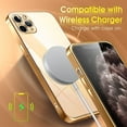 thumbnail image 6 of Crystal Clear Case for iPhone 11 Pro Max, [Not Yellowing] [Camera Protection] [Military Grade Drop Tested] Transparent Shockproof Protective Phone Case Silicone Slim Cover, 6.5", Luxury Gold, 6 of 9