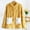 Yellow, variant on Women's Flannel Jacket Fuzzy Fleece Pajama Tops Soft Warm Winter Sleepwear Button up Loungewear with Pockets New Women Sleepwear Green L
