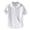 White, variant on Mens Summer Shirts, Men's Breathable Shirt Short Sleeve Loose Shirt In Summer Wear A Thin Lapel White Shirt N Khaki L