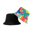 thumbnail image 2 of Sombrero de pescador de algodón con grafiti para hombre y mujer, gorro de pescador de doble cara, estilo Hip Hop, para exteriores, protección solar, playa, pesca, Unisex, novedad, 2 of 4