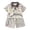V7-Grey, variant on WhouRiu Boys Summer Outfits Dinosaur Graphic Short Sleeve Polo Shirts Shorts Set Kids Casual Clothes