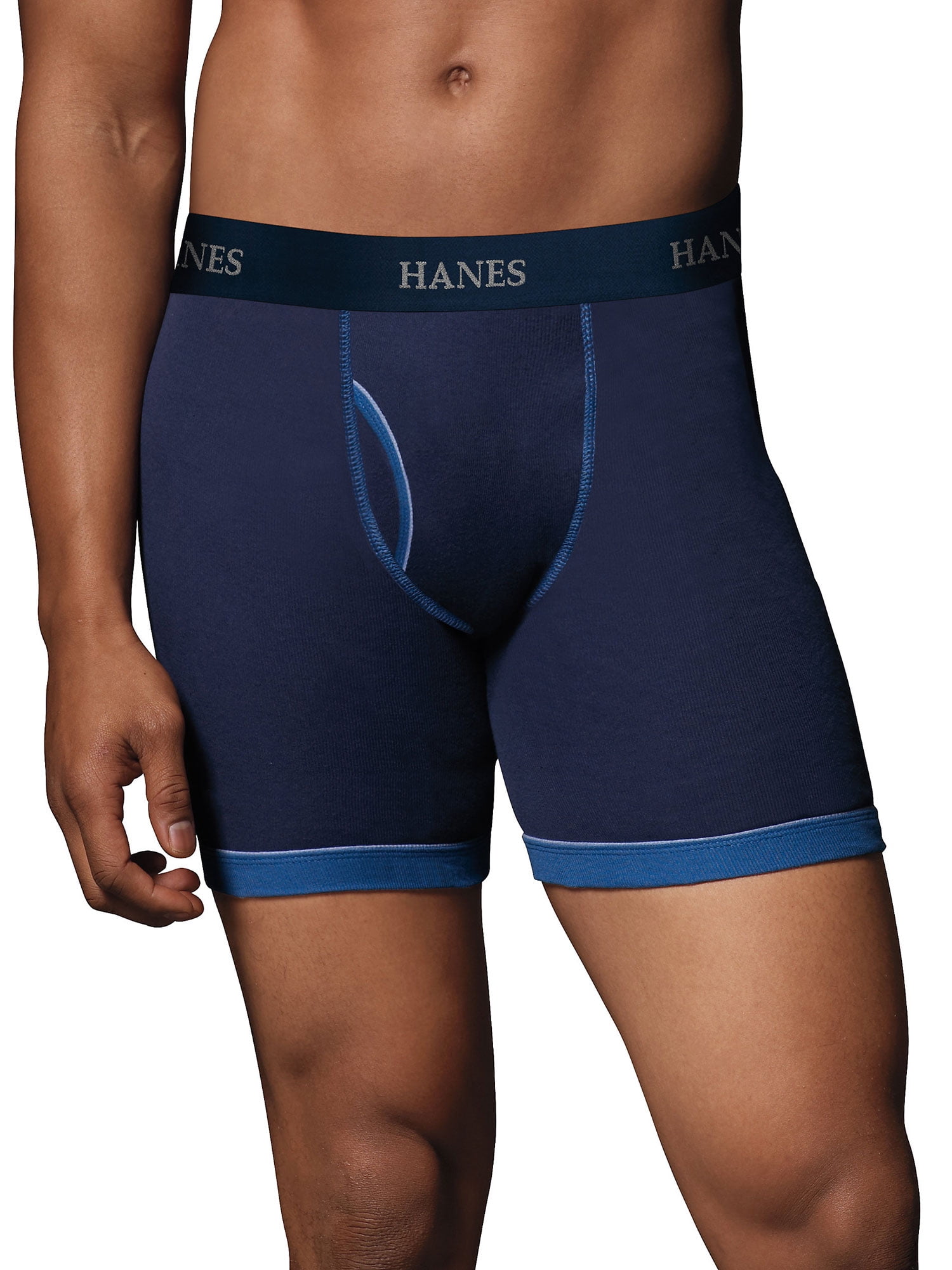 Hanes Premium Ringer Men’s Boxer Briefs 5-Pack Size Small Fresh IQ Various Color 