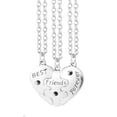 thumbnail image 1 of Hearth & Gear Collier Cœur Triple Fendu en Forme de Cœur pour Toujours Collier de Mode Collier de Perles Long Collier de Cœur pour Femmes Bijoux pour Femmes Colliers Colliers pour Femmes Cœur Laye, 1 of 6