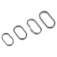 thumbnail image 4 of Wswqop 170pcs Heavy Duty Oval Split Rings Stainless Steel Lure Tackle Connectors Key, 4 of 9