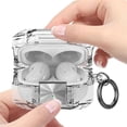 thumbnail image 5 of Colorful New Lock Switch Soft Shockproof Anti-dust Headset Cover Bluetooth Earphone Protector Wireless Earbuds Case Headphone Shell BLACK, 5 of 8