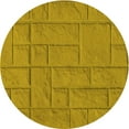 thumbnail image 1 of Ahgly Company Tapis d'Intérieur Lavables en Machine, Ronds, Transitionnels, Brun Bisque Foncé, Ronds de 6', 1 of 7