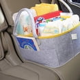 thumbnail image 4 of Bolsa De Pañales De Fieltro, Organizador De Bebé Con Cremallera, Cesta De Almacenamiento Para Guardería, Compartimentos Para Ropa, Cochecito Multifunción De Gran Capacidad Tipo 1 Speravity BA000745-01, 4 of 5