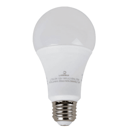 

Luminance 15-Watt A21 Lamp 1600 Lumens LED Bulb 4-pack L7727-1/4PK
