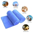 thumbnail image 2 of NC 2 Pack Bath Towels 30 x 60 inches,Soft Microfiber Fast Drying Bath Towel Set, Blue, 2 of 4