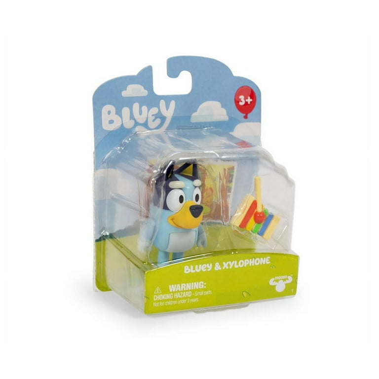 Moose Toys Bluey Action Figure Bluey & Xylophone Toy New