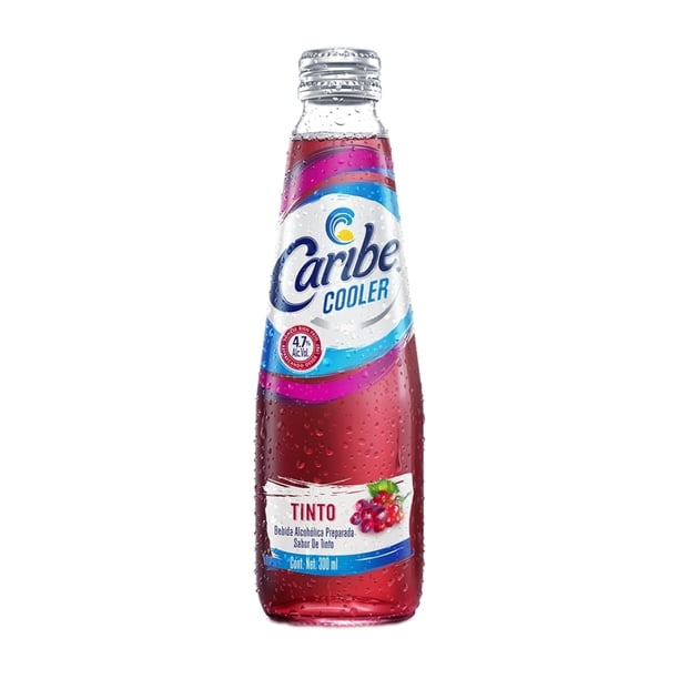 Bebida alcohólica preparada Caribe Cooler tinto 300 ml