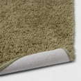 thumbnail image 4 of 20"x34" Antimicrobial Bath Rug Olive Green - Machine Washable, Latex Backed, Tufted Polyester, 4 of 4