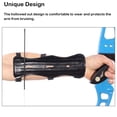 thumbnail image 3 of Advancent Cubierta de cuero para brazo de protección, guantes de flexibilidad transpirables con agujeros gruesos, protección para tiro de tiro y tiro con, 3 of 6