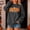 Dark Gray, variant on LIZUOJUN Halloween Sweatshirt for Women Crew Neck Tops Pullover Autumn Spooky Season Pumpkin Ghost Holiday Graphic Print Loose Fit Casual Long Sleeve Vintage, L