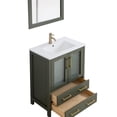 thumbnail image 6 of Vanity Art 30" Single Sink Freestanding Bathroom Vanity Set with Ceramic Top and Mirror, 6 of 9