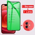 thumbnail image 1 of iPhone 12 11 Pro Max 12 Mini X XR XS Max SE 2020 8 7 6 6s Plus cerámica vidrio templado suave Protector de pantalla y lente de cámara Protector de vidrio, 1 of 3