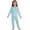 P2 Blue, variant on Tfken Girls 2 Piece Soft Pajamas Set Comfy Homewear Nightwear Casual Comfortable Pajamas Set Printed Pants Sleepwear Warm Winter Kids Lightweight Loungewear Outfit Size 2-3 Years Black