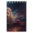 thumbnail image 5 of Lions Clouds Flowers Black Out Curtains 72 Inch Length Curtains for Sliding Glass Doors Bedroom Living Room 2 Pack, 5 of 6