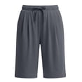 thumbnail image 7 of GUACER Bermuda Shorts for Women Drawstring High Waist Knee Length Shorts with Pockets Casual Loose Shorts, 7 of 7