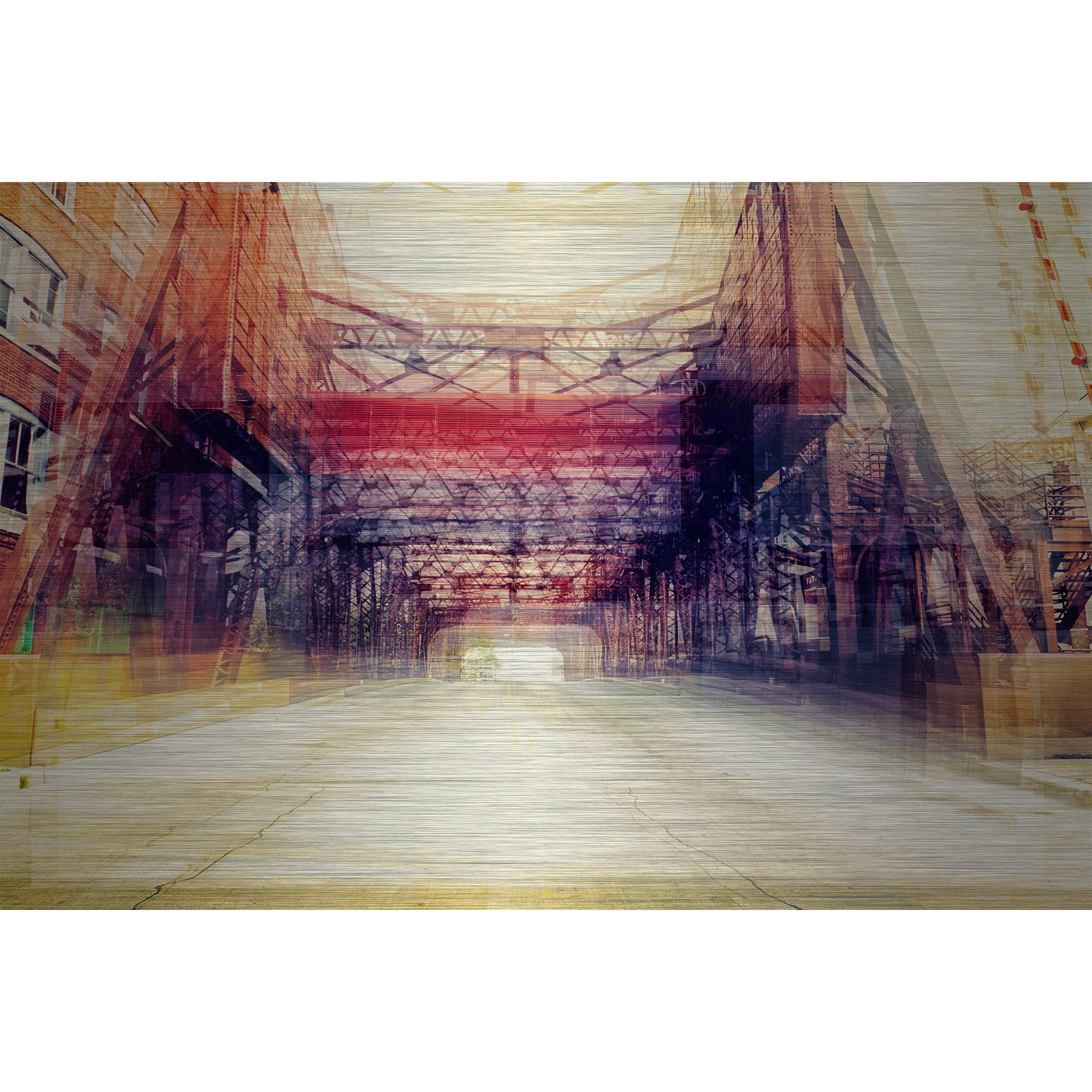 "The Passage" Painting Print on Brushed Aluminum
