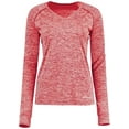thumbnail image 3 of Holloway Sportswear XL Womens Electrify Coolcore® Long Sleeve Tee Scarlet Heather 222770, 3 of 5