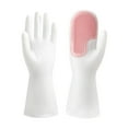 thumbnail image 3 of Fiudx Guantes Reutilizables para Lavar Platos, con Cepillo de Palma para Facilitar El Lavado, Resistentes Al Calor y Antideslizantes, Herramienta de Limpieza Doméstica, Flexibles y Respetuosos con La, 3 of 7