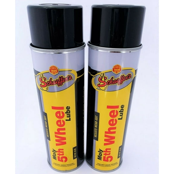 Schaeffer's 202-2 PACK Moly 5th Wheel Lube - 16oz aerosol can