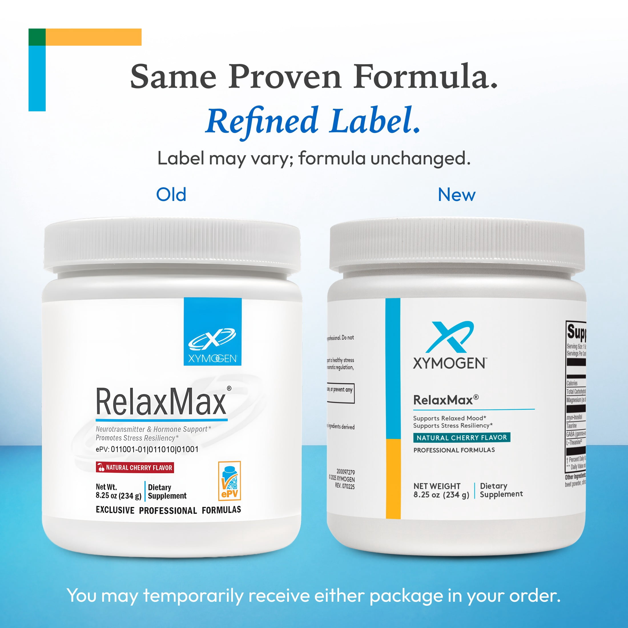 XYMOGEN RelaxMax Drink Mix Promotes Relaxation, Stress Resiliency Hormone Support Magnesium Powder with Myo Inositol, L Theanine Cherry Flavor Mood Support Supplement (8.25 oz)