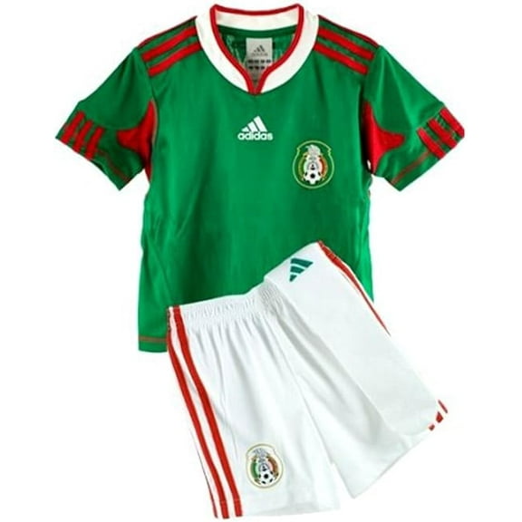 adidas Mexico Home Mini Kit Soccer Set- 2010 World Cup (2XS)