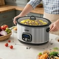 thumbnail image 6 of Heynemo 8.5QT Programmable Slow Cooker with Delay Function, 6 of 9