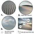 thumbnail image 3 of Designart "Monochromatic Dumbbell Gym III" Coastal Beach Sand Floater Framed Wall Decor, 3 of 5