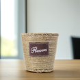 thumbnail image 4 of OUNONA Rattan Flowerpot Flower Vase Light Brown Durable Wine Cabinet 1Pack, 4 of 6