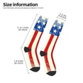 thumbnail image 2 of Sigee America Flags2 for Socks for Men Women Socks Stocking Compression Socks, 2 of 6