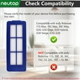 thumbnail image 3 of Neutop HEPA Filter Replacement for eufy Robovac 11S Max,15C Max,30C Max,G30,G30 Edge,G30 Hybrid Robot Vacuums,4/pack., 3 of 9