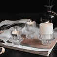 thumbnail image 6 of Candlestick Holders Set of 6, Candle Holders for Taper Candlesticks Transparent, 6 of 9