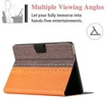 thumbnail image 4 of Allytech Case for All-New Kindle Paperwhite 6.8" (11th Gen 2021 Released), Smart Auto Wake Sleep Wallet Book Stand Shockproof Case for Kindle Paperwhite 2021 Signature Edition E-Reader, Orange, 4 of 7