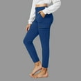 thumbnail image 2 of zbxnLI Women's Cargo Pants High Waist Business Casual Work Pants Pull on Dress Pants with Pockets, 2 of 7