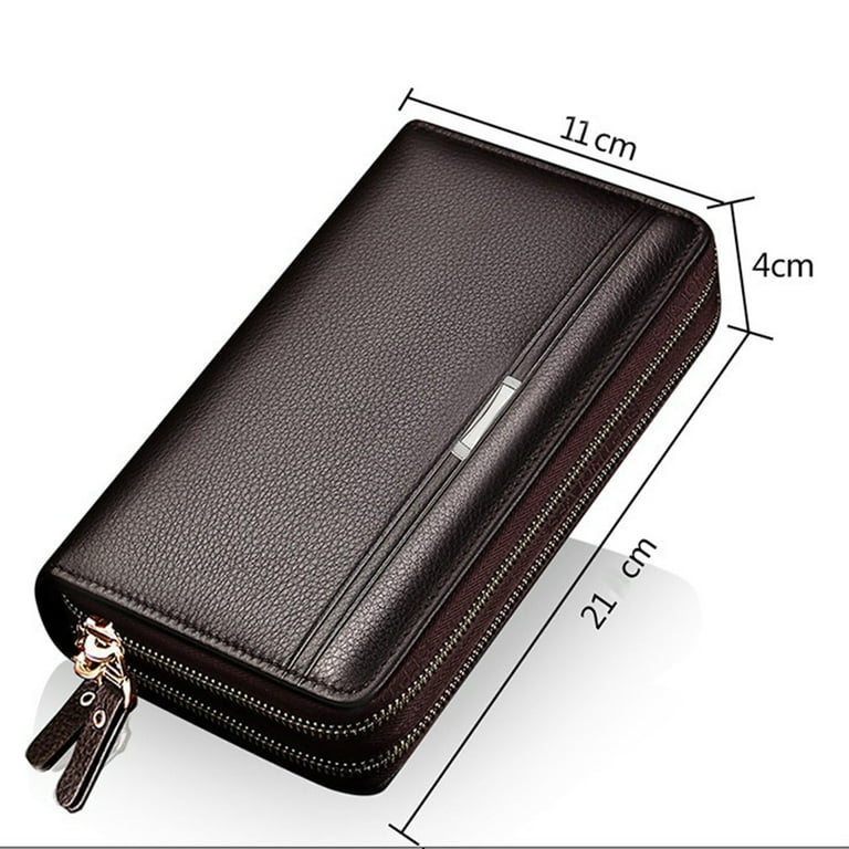 Porfeet Men's Fashion Faux Leather Clutch Bag