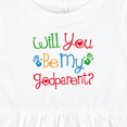 thumbnail image 4 of Inktastic Godparent Proposal Godchild Girls Baby Dress, 4 of 5