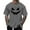 Dark Gray, variant on Mens T Shirts Halloween Theme Expression Printed Solid Color Short Sleeve Crew Neck Tops Comfortable Loose Casual Mens T-Shirts Orange S