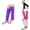 A-Purple52, variant on WMNTST Women's Crew Socks Solid Color Slouchy Socks Soft Stretchy Minimalist Leg Warmers Fit For Sports