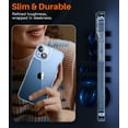 thumbnail image 2 of B LABS Slim Cell Phone Case with Screen Protector for Apple iPhone 14, Clear, 2 of 8