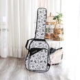 thumbnail image 1 of Bolsa para guitarra CUTICAT suave impermeable estuche de transporte para guitarra acústica negro, 1 of 8