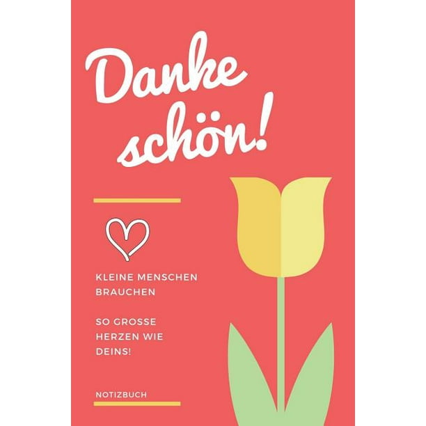 Kleine Menschen Brauchen So Große Herzen Wie Deins A5 Notizbuch liniert als Geschenk