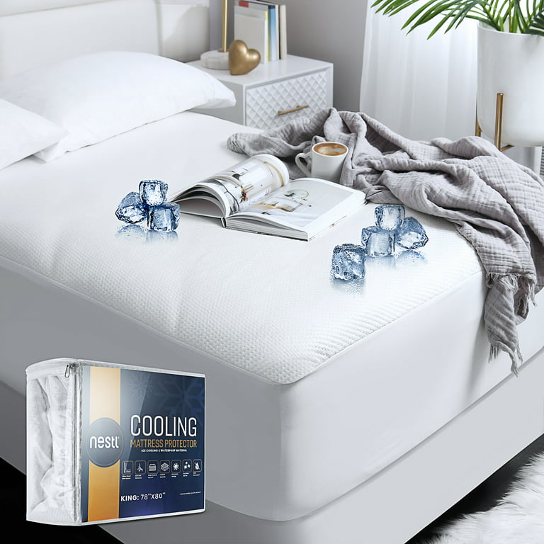 Sleepsteady Mattress Protector: Waterproof Bed Cover & Tencel Top