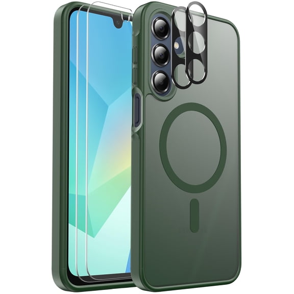 Funda Mangix para Samsung Galaxy A16 5G con 2 Protectores de Pantalla y Lente
