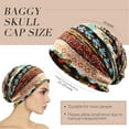 thumbnail image 3 of PHOGARY 5pcs/set Women's Slouchy Beanie Chemo Hat Stretch Cancer Head Wraps Sleep Head Scarf for Cancer Patient, 3 of 6