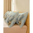 thumbnail image 4 of Coastal Shell Body Pillow Cover 20 x 54 Inch Decorative Pillow Cover Starfish Summer Beach Nautical Ocean Lumbar Pillowcase Seasonal Rectangle Cushion Case for Couch Sofa Bed Living Room, 4 of 7